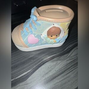 Precious Moments Pastel High-Top Sneakers in Blue, Pink and Cream